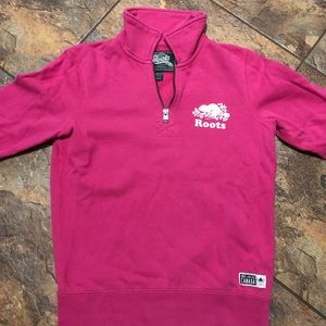 Roots 1/4 zip sweater